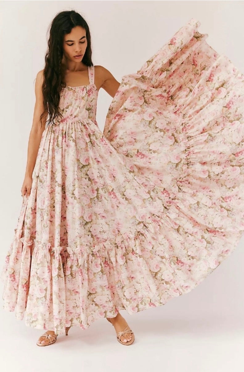 selkie pink dress Women's Asymmetrical Earthy Hues and Baby Dress, M a bright pink maxi dress that exudes carefree sophistication Pink Selkie Maxi Dress