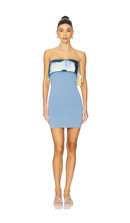 Nava Blue Alexis Mini Dress – Quad Marketplace