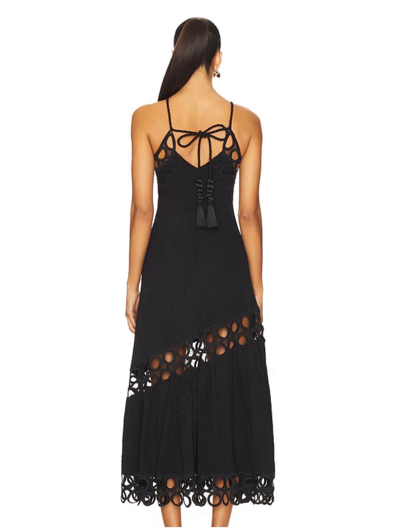 alexis black lace dress Alexis Black Gray Lace Mini Dress XS Long Sleeve Elegant Cocktail