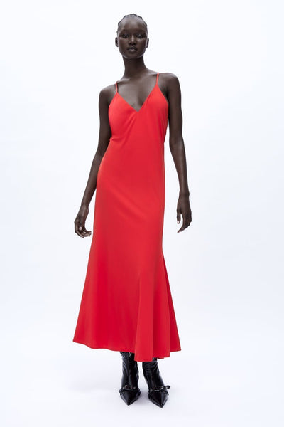 Red Zara Maxi Dress – Quad Marketplace